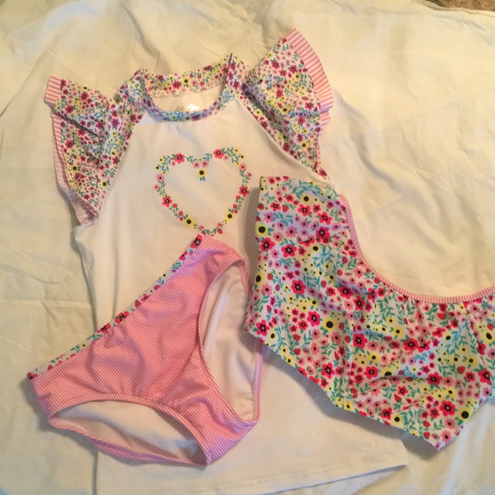 Cat and Jack 3-piece swimsuit set